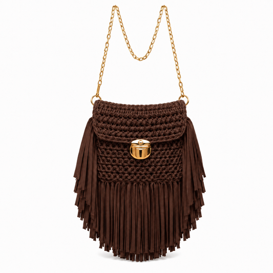Cocoa royal Fringe Bag